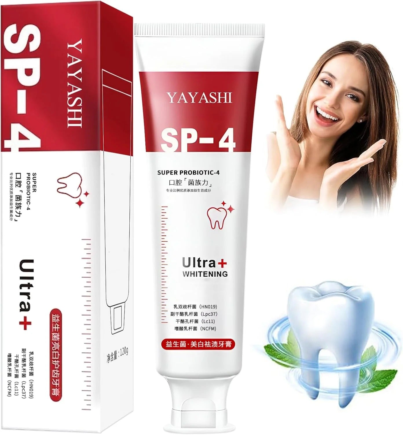 Probiotic Ultra Whitening Toothpaste : Buy 1 Get 1 Free